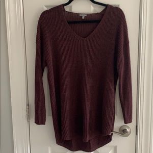 Wine colored sweater